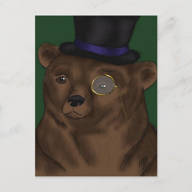 Mister Bear Postcard (Front)