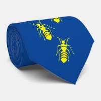 Mister Hornet Tie blue