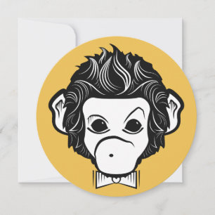 mister monkey invitation