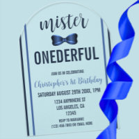 Mister Onederful Bow Tie 1st Birthday