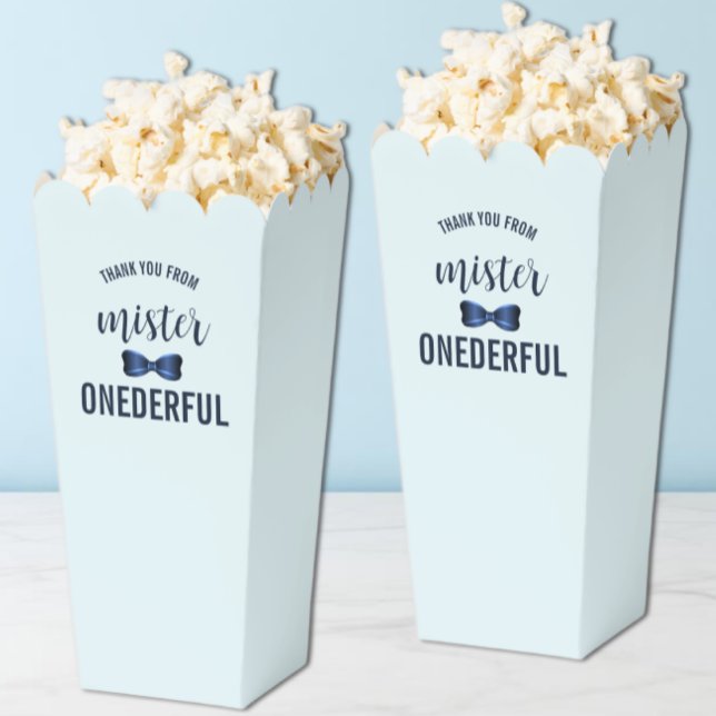 Mister Onederful Bow Tie 1st Birthday Favour Box (Creator Uploaded)