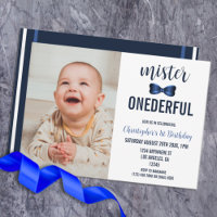 Mister Onederful Bow Tie 1st Birthday