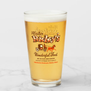 Mister Ricky's Restaurant, Skokie, Illinois Glass