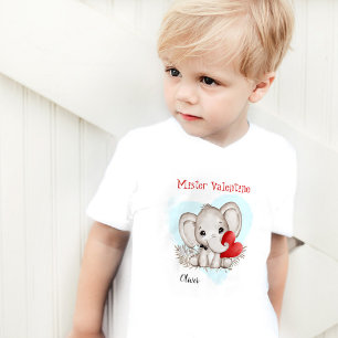 Mister Valentine Personalised Little boy Toddler T-Shirt