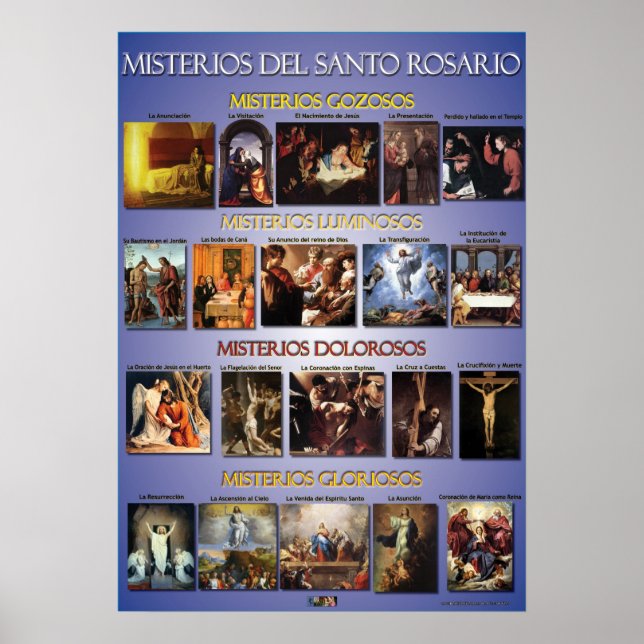 Misterios Del Santo Rosario Poster (Front)