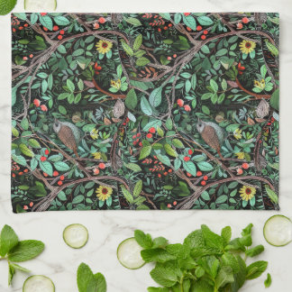Misterious Forest Tea Towel