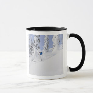 Mistie Fortin skis powder Mug