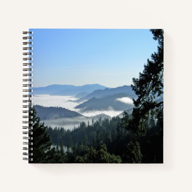 Misting Morning Fog... Notebook (Front)