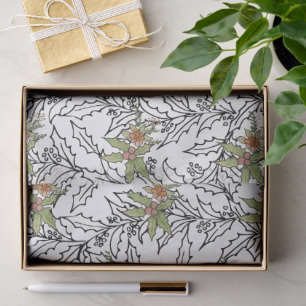 Mistle Toe Holly Tissue Paper