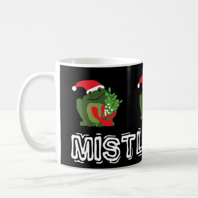 Mistle'toad Christmas Coffee Mug (Left)
