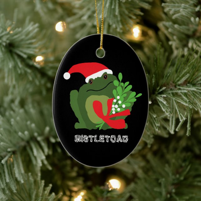 Mistle'toad Christmas Ornament (Tree)