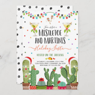 Mistletoe and Martinis Holiday Party Invitation
