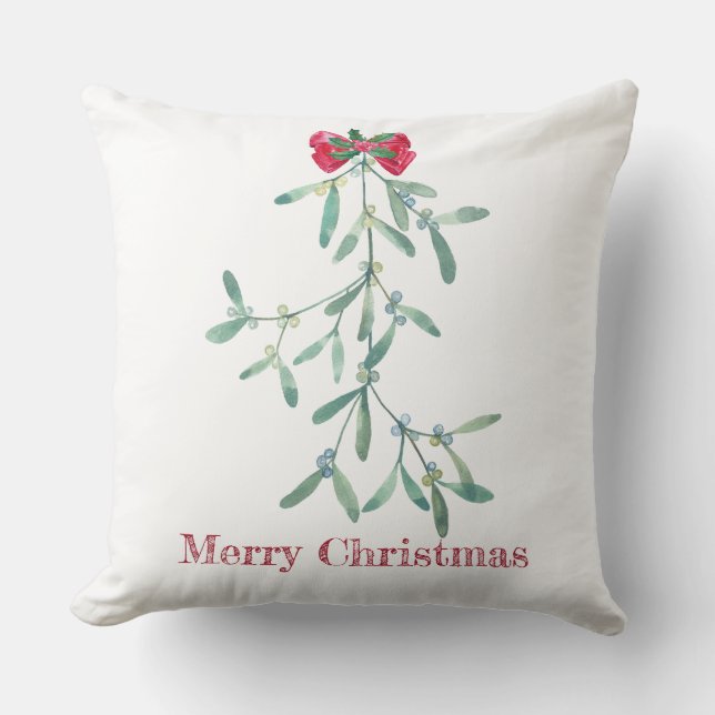 Mistletoe Cushion (Front)