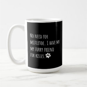 Mistletoe Festive Holidays Paw Animal Aroma Home Coffee Mug