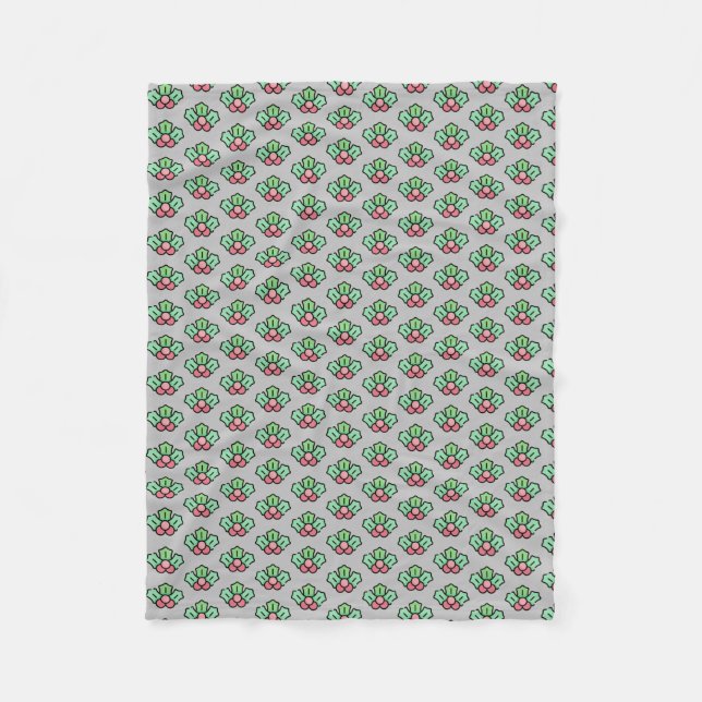 mistletoe fleece blanket (Front)