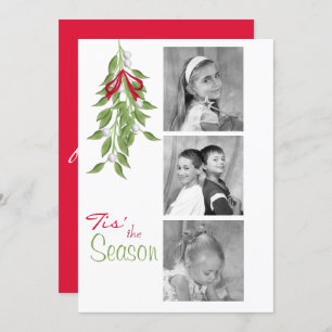 Mistletoe Holiday Photo Card