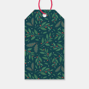 Mistletoe & Holly Charm Gift Tag