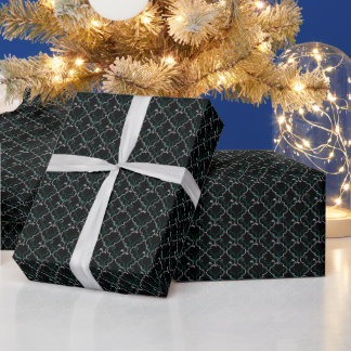 Mistletoe & Holly – Sprouting Mistletoe Ogee Wrapping Paper