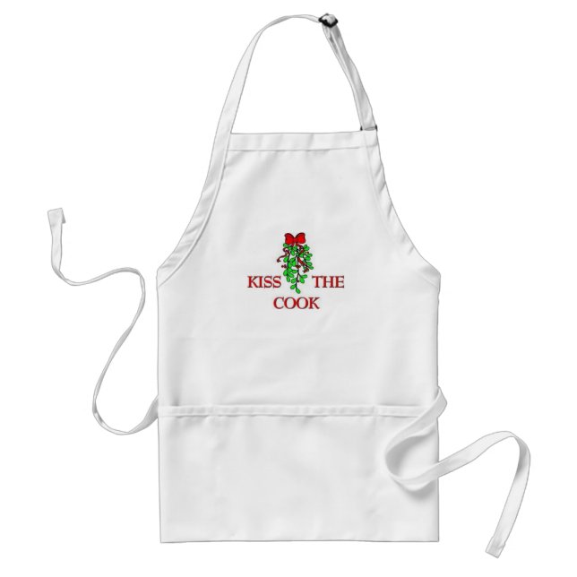 Mistletoe-Kiss The Cook Standard Apron (Front)
