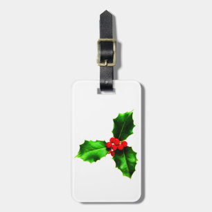 Mistletoe Luggage Tag