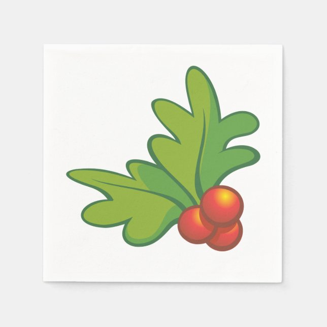 Mistletoe Napkin (Front)