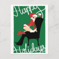 Mistletoe postcard
