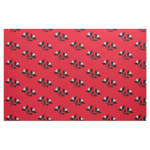 Mistletoe Red Fabric