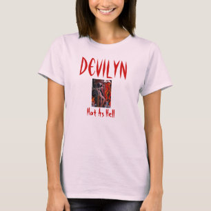 mistress of death, Devilyn, Hot As Hell--spaghetti T-Shirt