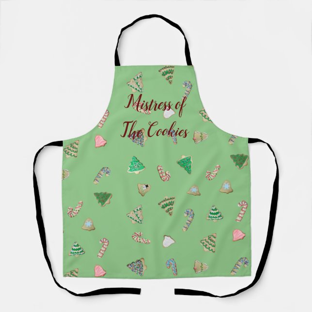 Mistress of the Cookies All-Over Print Apron (Front)