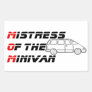 Mistress of the Minivan Bumper Sticker