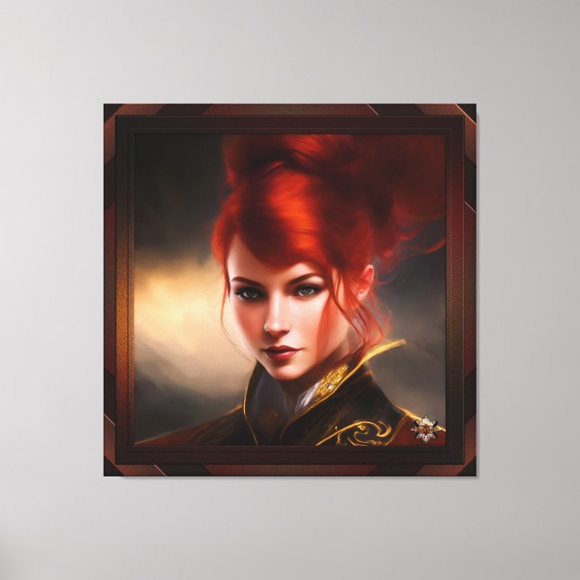 Mistress Of The Wind AI Concept Art by Xzendor7 Canvas Print (Front)