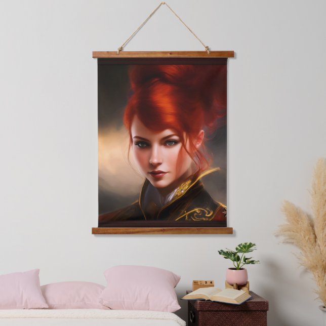 Mistress Of The Wind AI Concept Art by Xzendor7 Hanging Tapestry (Bedroom)