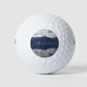 Misty Alaskan Sea in Shades of Blue Golf Balls