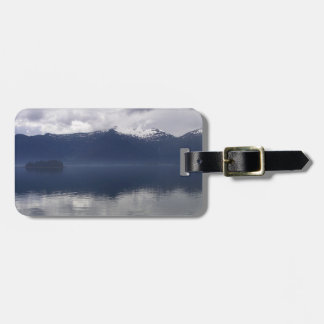 Misty Alaskan Sea in Shades of Blue Luggage Tag