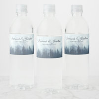 Misty Blue Mountains & Pine Forest Rustic Wedding