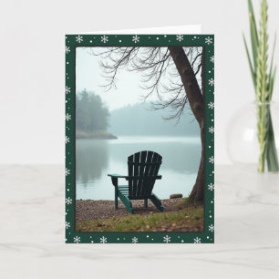 Misty Christmas Lake Card