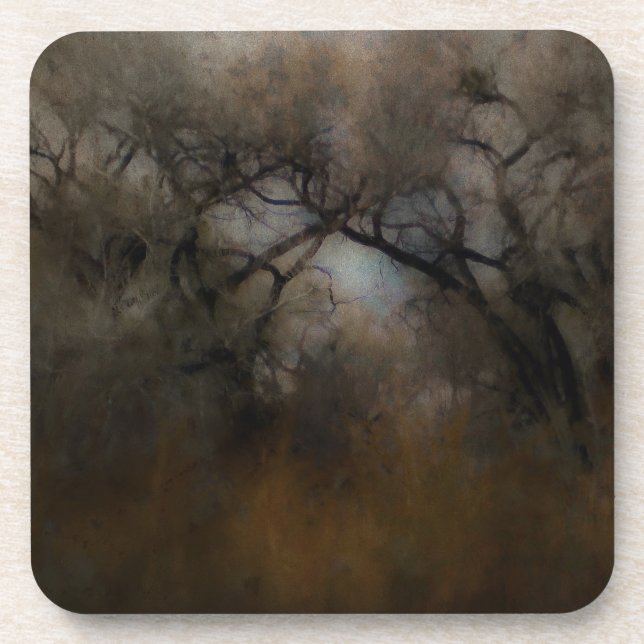 Misty Cottonwoods Coaster (Front)
