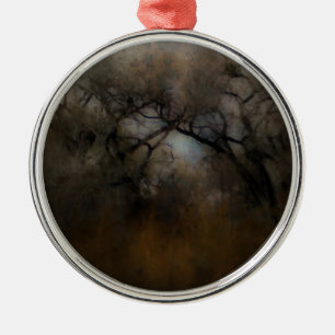 Misty Cottonwoods Metal Tree Decoration