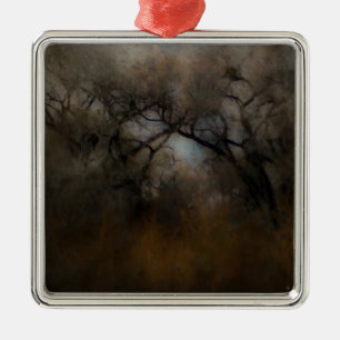 Misty Cottonwoods Metal Tree Decoration