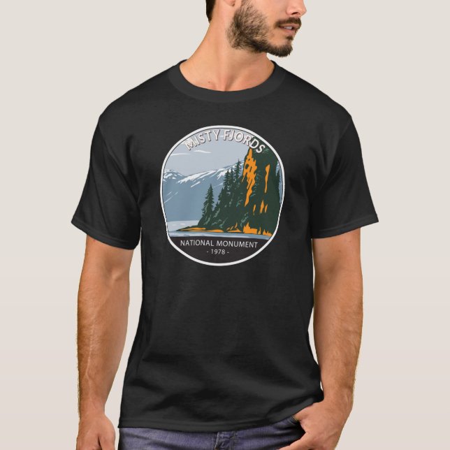 Misty Fjords National Monument New Eddystone T-Shirt (Front)