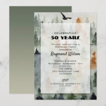 Misty Forest Birthday Party