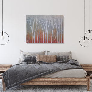 Misty Forest Canvas Print