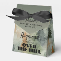 Misty Forest Masculine Birthday Party Favour Box