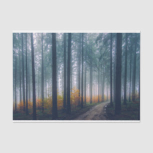Misty Forest Path Decoupage Tissue Paper
