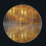 Misty Forest Scene Dartboard<br><div class="desc">This design features an image of misty beech trees in a forest and their reflection in the lake below. It sets a very atmospheric scene!</div>