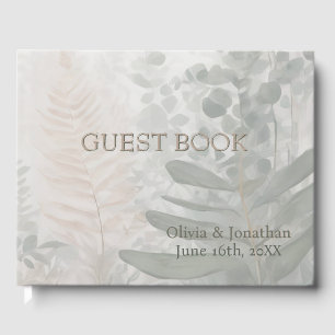 Misty Forest Wedding Guest Book