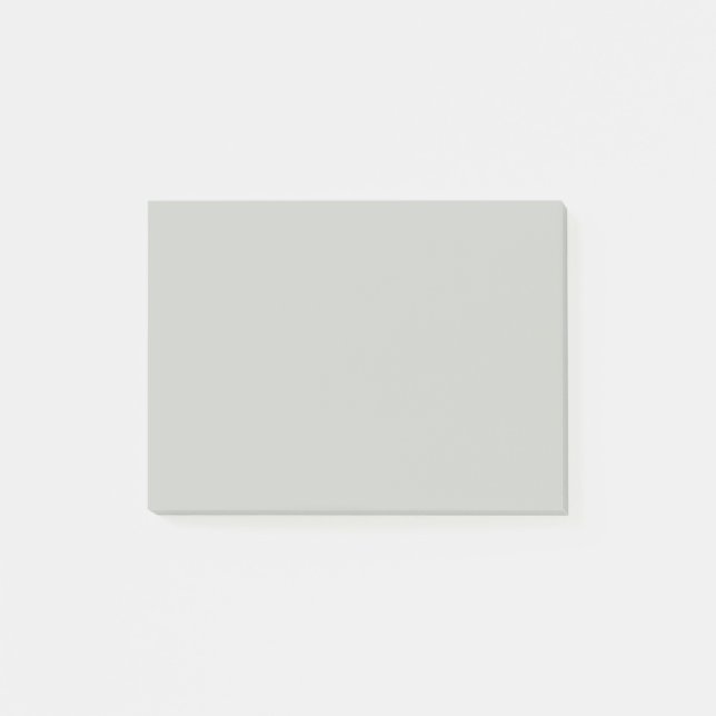 Misty Grey Green Solid Colour Post-it Notes (Front)