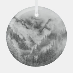 Misty Jiuzhaigou: UNESCO Heritage China. Glass Tree Decoration
