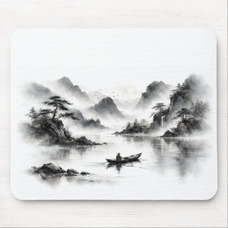 Misty Lake Mousepad