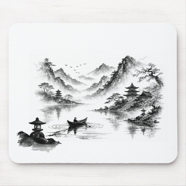 Misty Lake Mousepad 2 (Front)